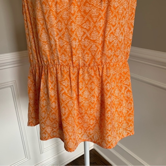 Banana Republic Orange Sleeveless Top Size Medium - Picture 3 of 6